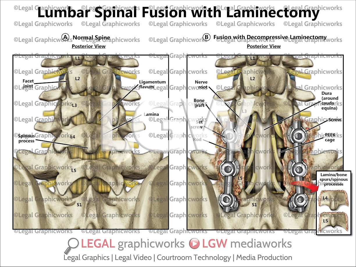 Lumbar Spinal Fusion with Laminectomy