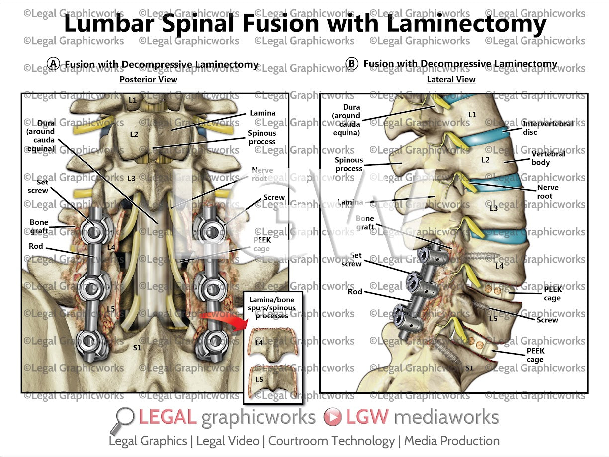 Lumbar Spinal Fusion with Laminectomy