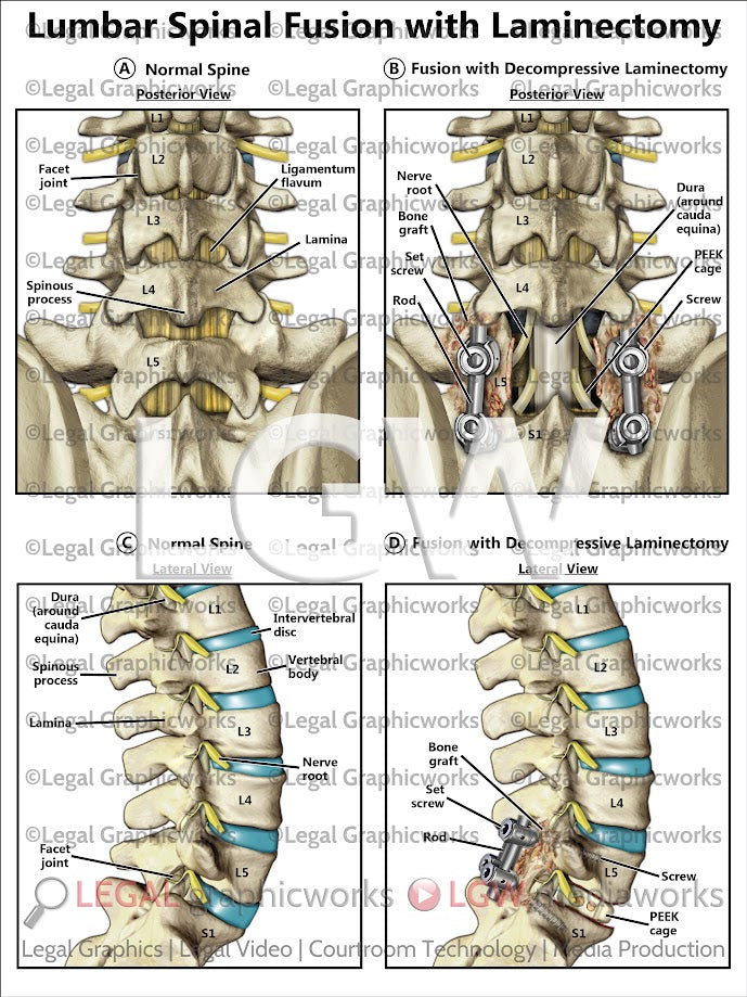 Lumbar Spinal Fusion with Laminectomy