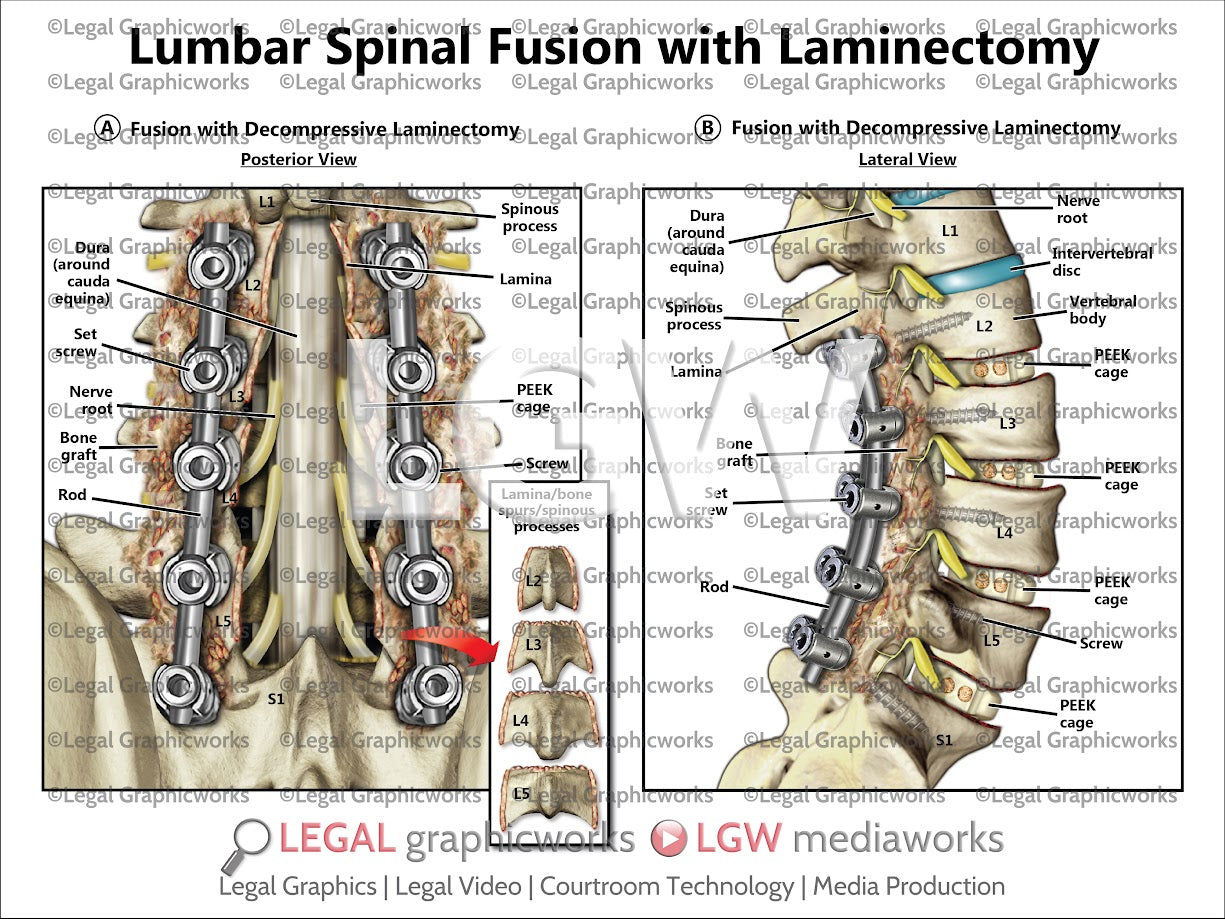Lumbar Spinal Fusion with Laminectomy