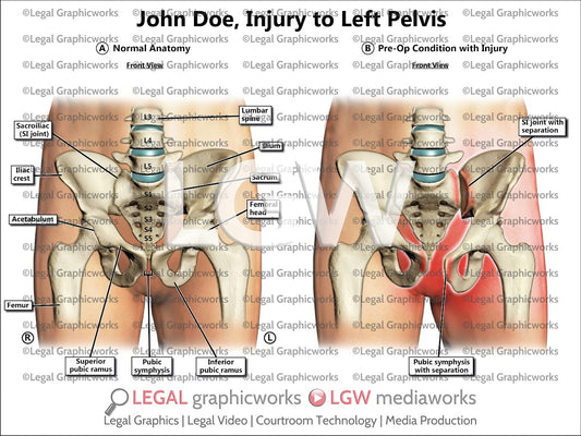 Injury to Left Pelvis
