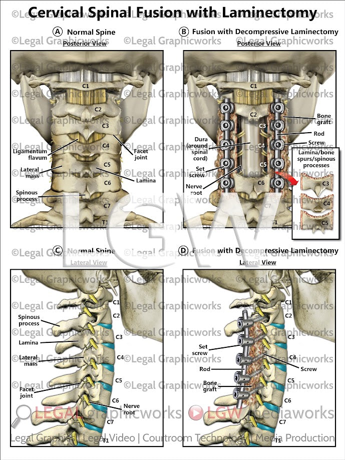 Cervical Spinal Fusion with Laminectomy