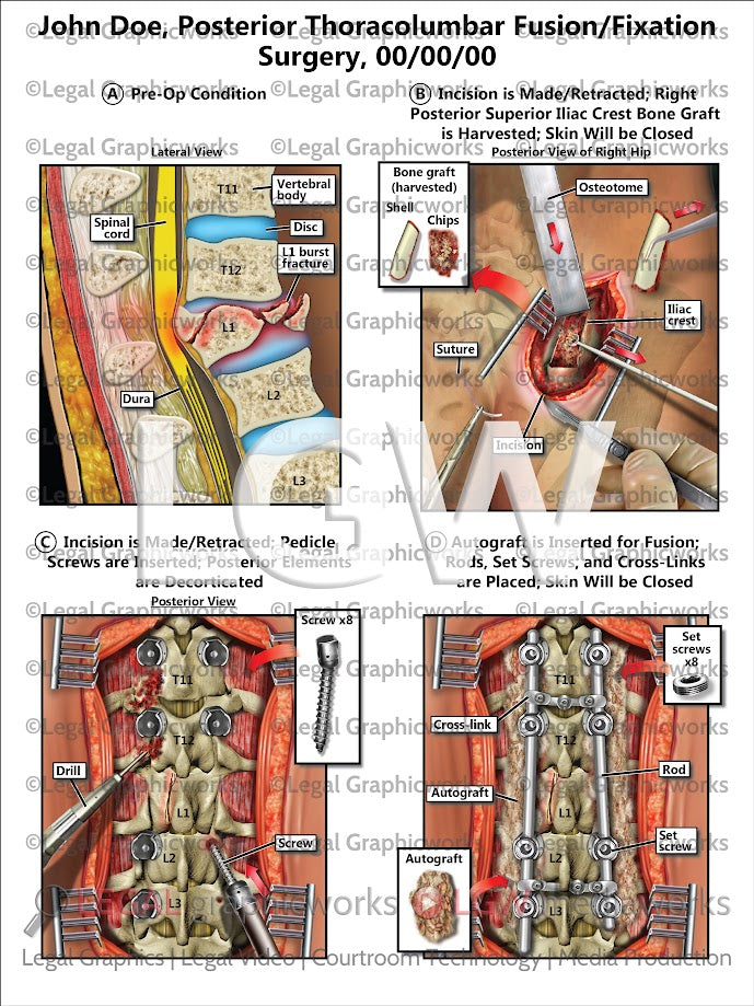 Posterior Thoracolumbar Fusion/Fixation Surgery