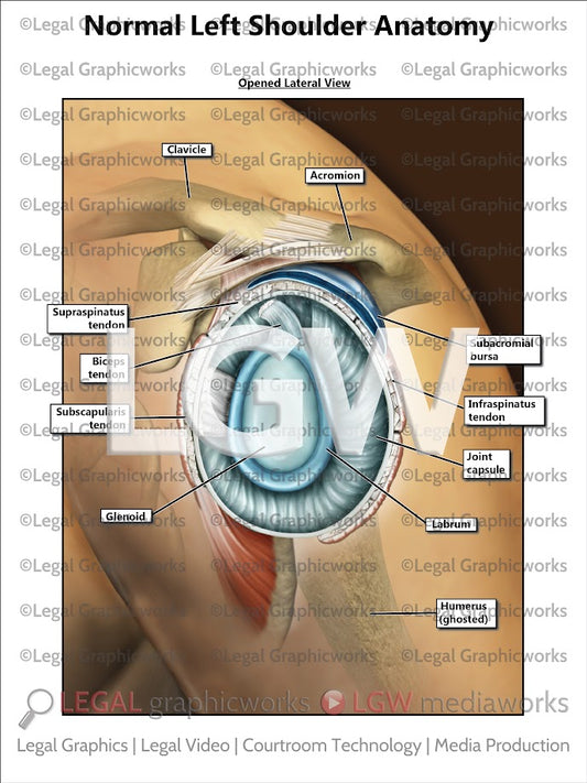 Normal Left Shoulder Anatomy