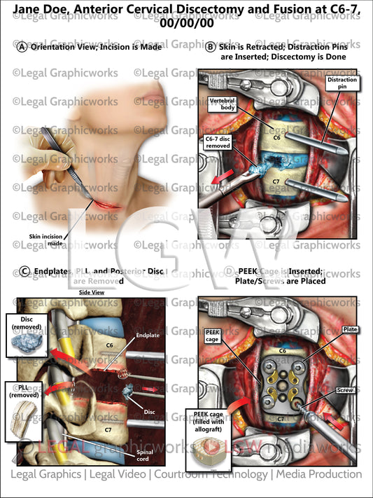 Anterior Cervical Discectomy and Fusion at C6-7