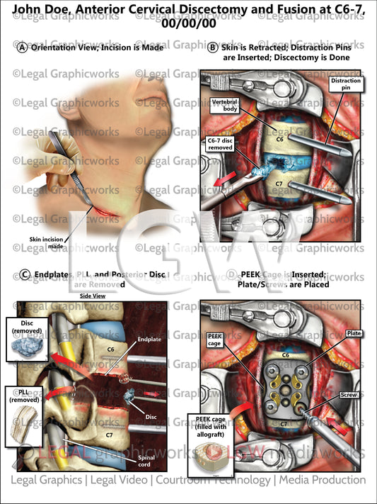 Anterior Cervical Discectomy and Fusion at C6-7
