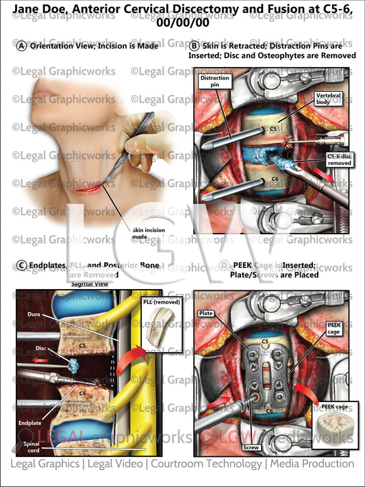 Anterior Cervical Discectomy and Fusion at C5-6