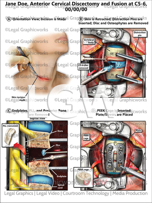 Anterior Cervical Discectomy and Fusion at C5-6