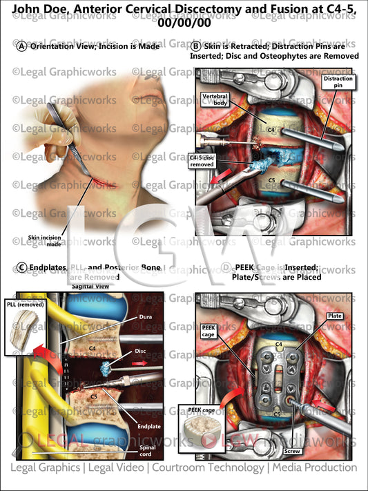 Anterior Cervical Discectomy and Fusion at C4-5