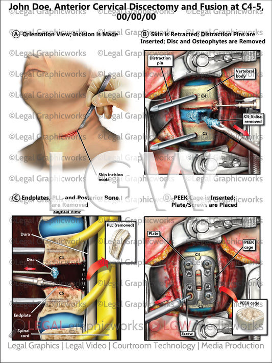 Anterior Cervical Discectomy and Fusion at C4-5