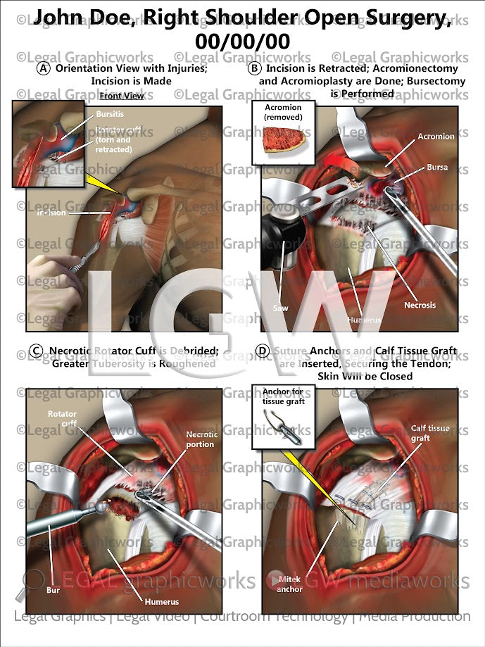 Right Shoulder Open Surgery