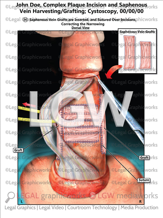 Complex Plaque Incision and Saphenous Vein Harvesting/Grafting; Cystoscopy