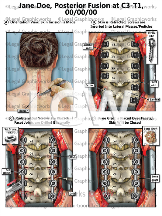 Posterior Fusion at C3-T1