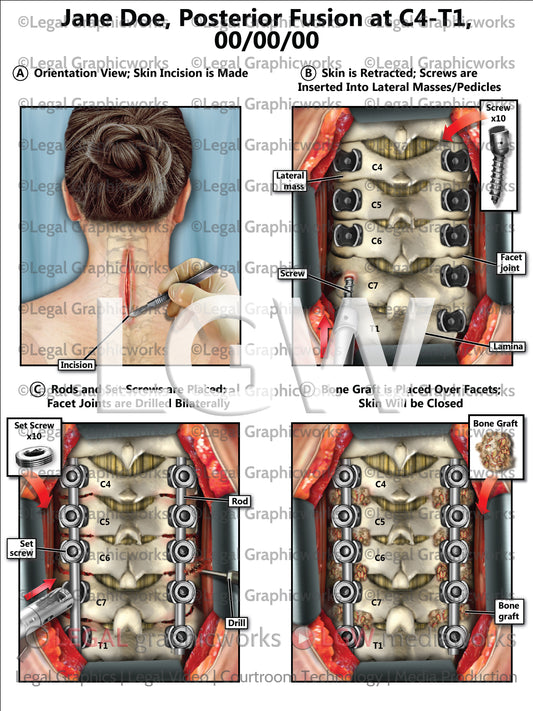 Posterior Fusion at C4-T1