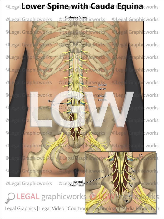 Lower Spine with Cauda Equina