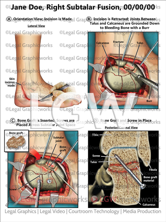 Right Subtalar Fusion