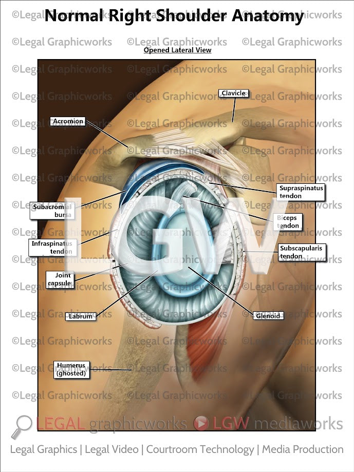 Normal Right Shoulder Anatomy