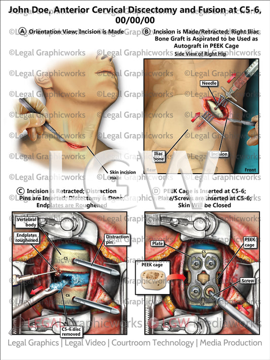 Anterior Cervical Discectomy and Fusion at C5-6