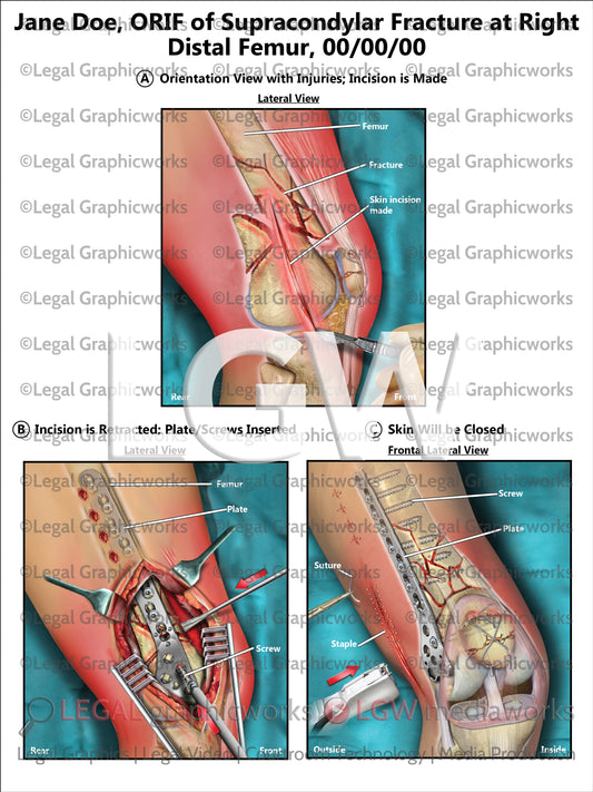 ORIF of Supracondylar Fracture at Right Distal Femur
