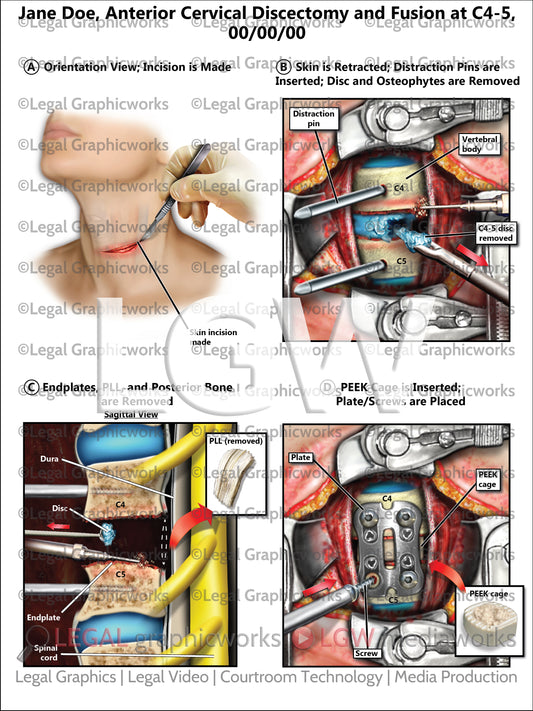 Anterior Cervical Discectomy and Fusion at C4-5
