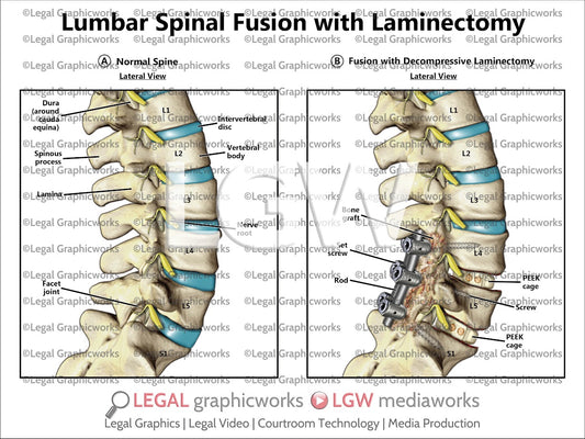 Lumbar Spinal Fusion with Laminectomy