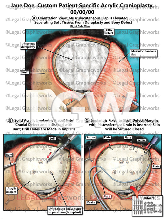 Custom Patient Specific Acrylic Cranioplasty