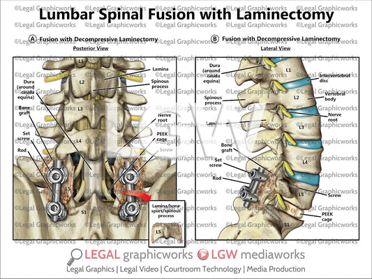 Lumbar Spinal Fusion with Laminectomy