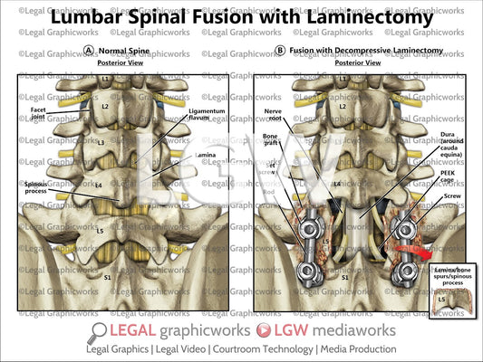 Lumbar Spinal Fusion with Laminectomy