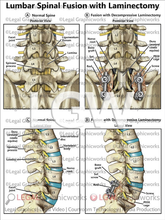 Lumbar Spinal Fusion with Laminectomy