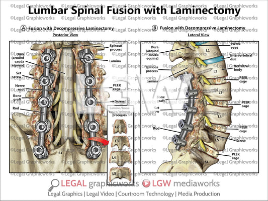 Lumbar Spinal Fusion with Laminectomy