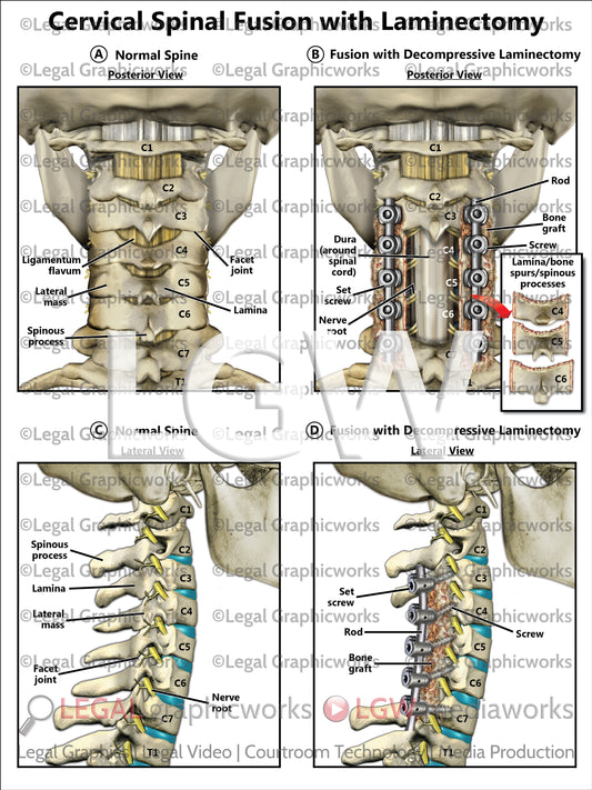 Cervical Spinal Fusion with Laminectomy