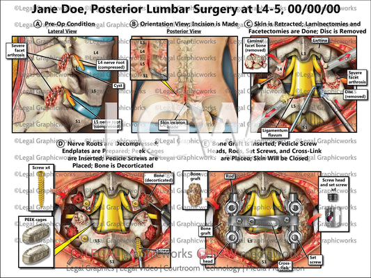 Posterior Lumbar Surgery at L4-5