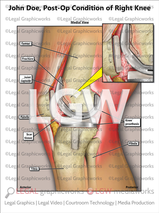 Post-Op Condition of Right Knee