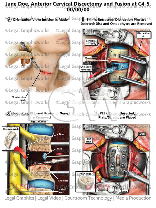 Anterior Cervical Discectomy and Fusion at C4-5