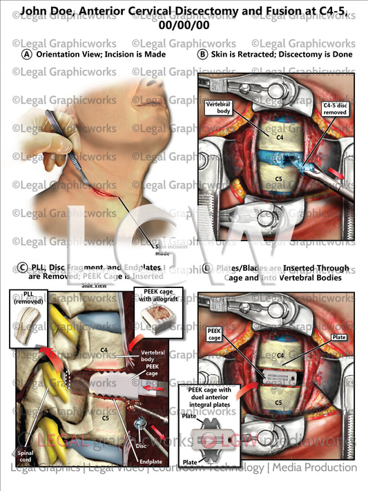Anterior Cervical Discectomy and Fusion at C4-5