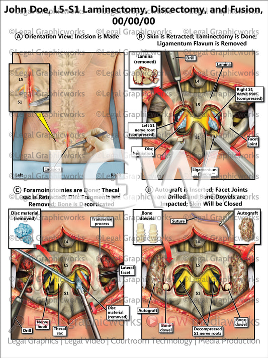 L5-S1 Laminectomy, Discectomy, and Fusion