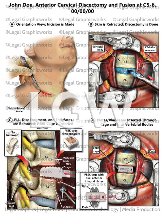 Anterior Cervical Discectomy and Fusion at C5-6