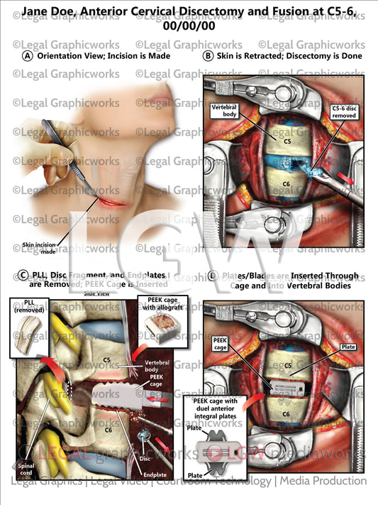 Anterior Cervical Discectomy and Fusion at C5-6