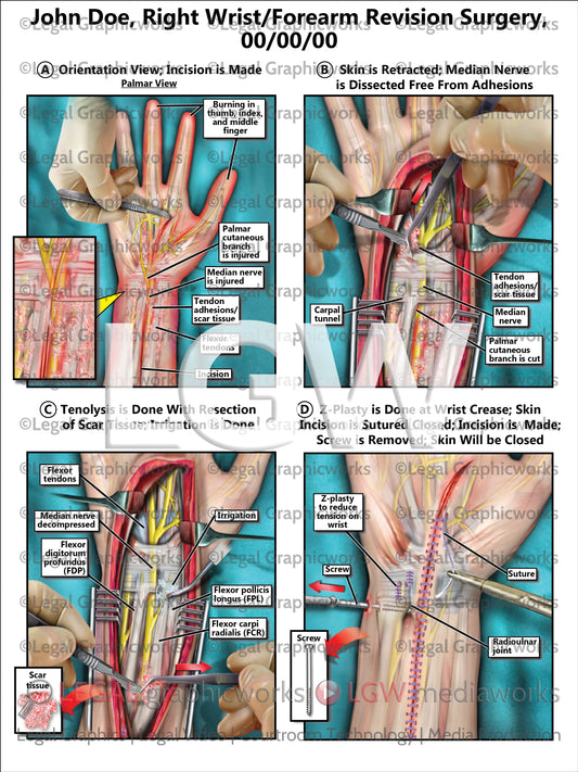 Right Wrist/Forearm Revision Surgery