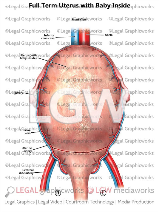 Full Term Uterus with Baby Inside