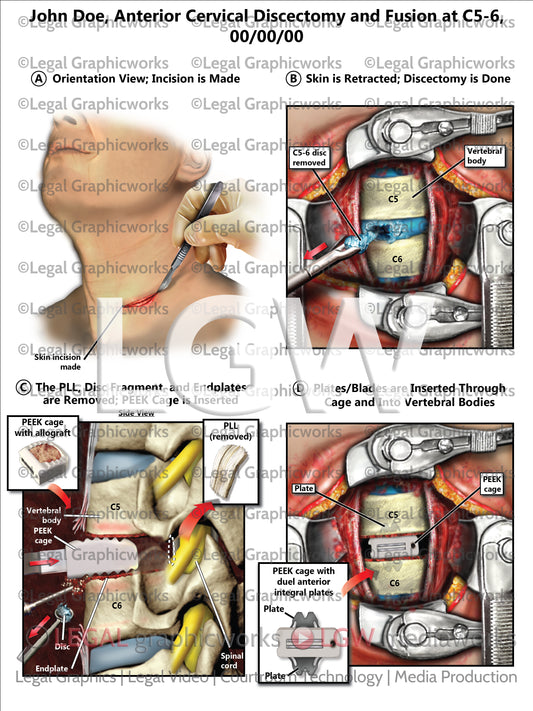 Anterior Cervical Discectomy and Fusion at C5-6