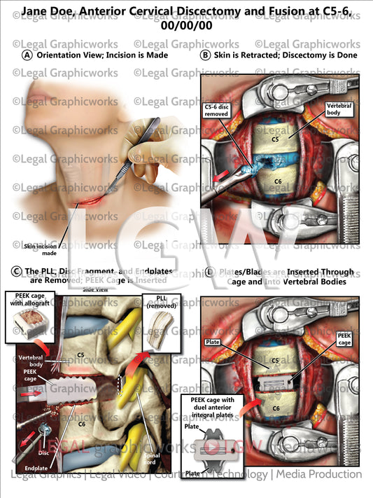 Anterior Cervical Discectomy and Fusion at C5-6