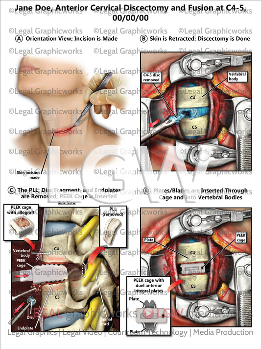 Anterior Cervical Discectomy and Fusion at C4-5
