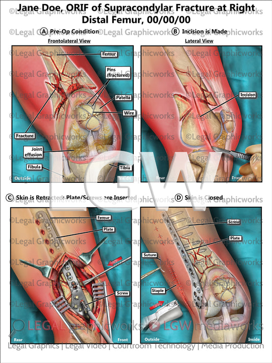 ORIF of Supracondylar Fracture at Right Distal Femur