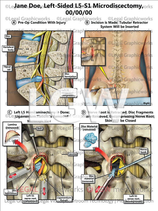 Left-Sided L5-S1 Microdiscectomy