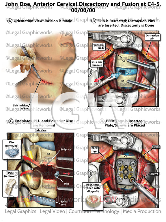 Anterior Cervical Discectomy and Fusion at C4-5