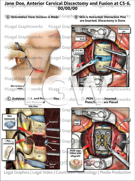 Anterior Cervical Discectomy and Fusion at C5-6