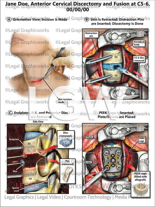 Anterior Cervical Discectomy and Fusion at C5-6