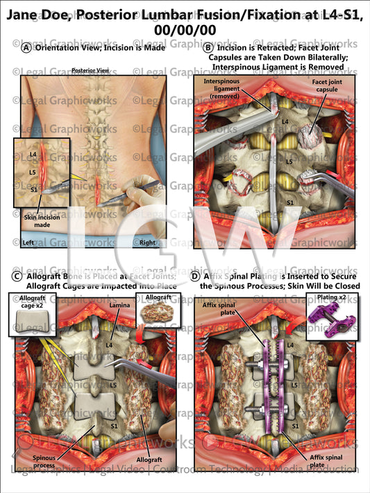 Posterior Lumbar Fusion/Fixation at L4-S1