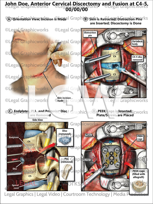 Anterior Cervical Discectomy and Fusion at C4-5